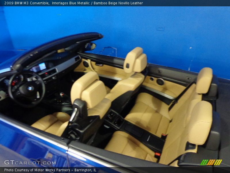 Interlagos Blue Metallic / Bamboo Beige Novillo Leather 2009 BMW M3 Convertible