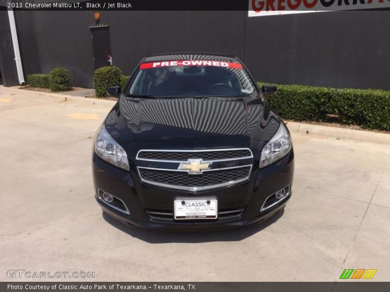 Black / Jet Black 2013 Chevrolet Malibu LT