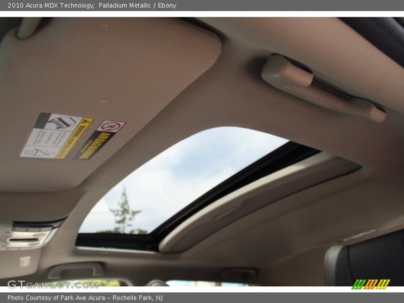 Palladium Metallic / Ebony 2010 Acura MDX Technology