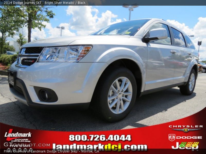 Bright Silver Metallic / Black 2014 Dodge Journey SXT