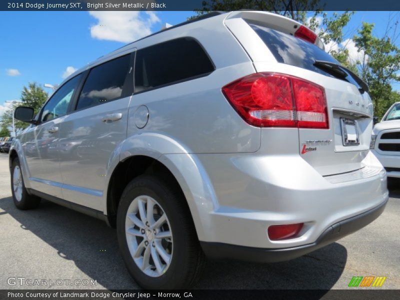 Bright Silver Metallic / Black 2014 Dodge Journey SXT