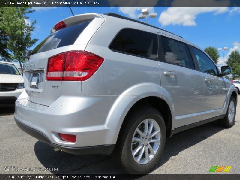 Bright Silver Metallic / Black 2014 Dodge Journey SXT