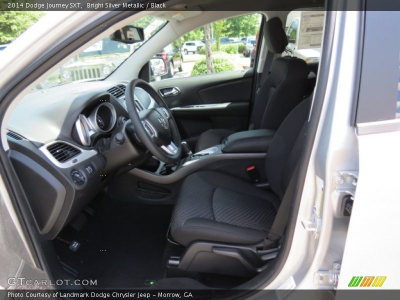 Bright Silver Metallic / Black 2014 Dodge Journey SXT