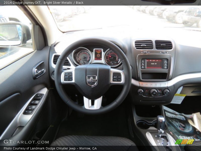 Bright Silver Metallic / Black 2014 Dodge Journey SXT