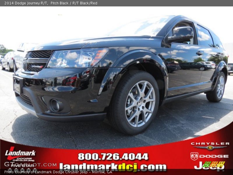 Pitch Black / R/T Black/Red 2014 Dodge Journey R/T
