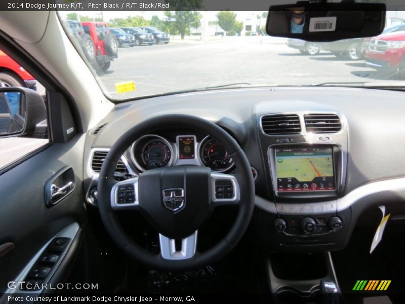 Pitch Black / R/T Black/Red 2014 Dodge Journey R/T