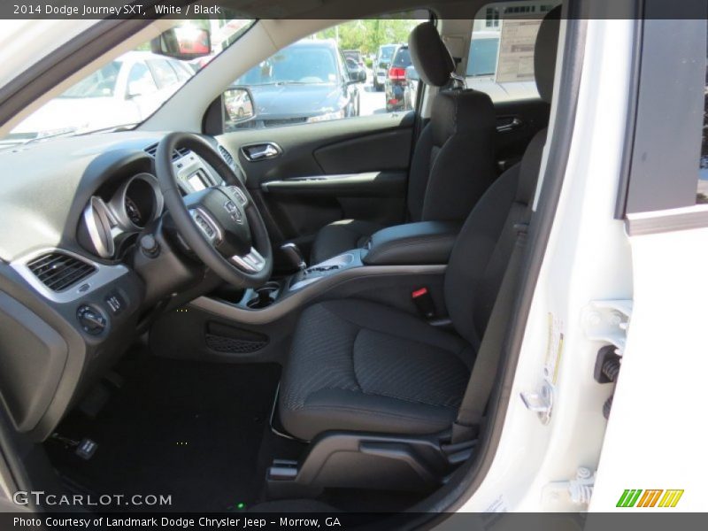 White / Black 2014 Dodge Journey SXT