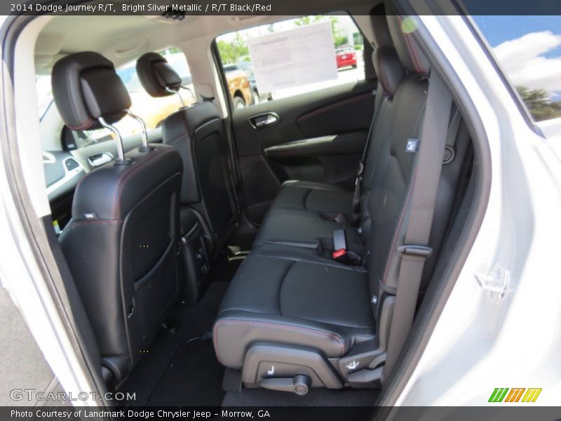 Bright Silver Metallic / R/T Black/Red 2014 Dodge Journey R/T