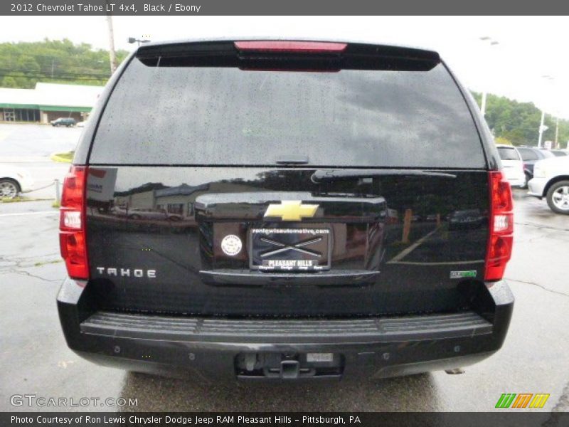 Black / Ebony 2012 Chevrolet Tahoe LT 4x4