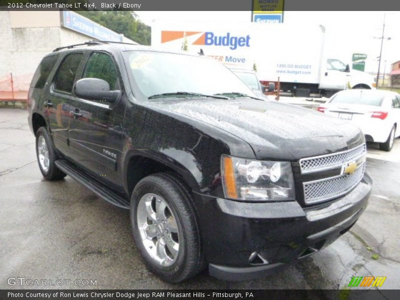 Black / Ebony 2012 Chevrolet Tahoe LT 4x4