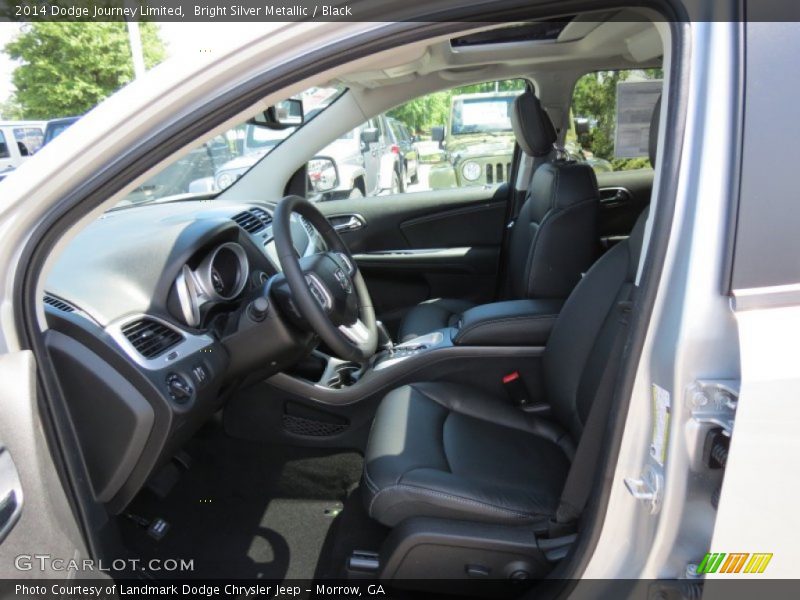 Bright Silver Metallic / Black 2014 Dodge Journey Limited