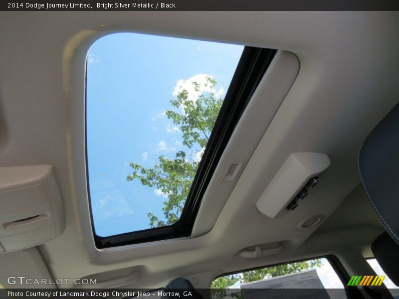 Bright Silver Metallic / Black 2014 Dodge Journey Limited