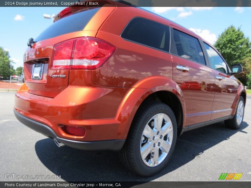 Copper Pearl / Black 2014 Dodge Journey Limited