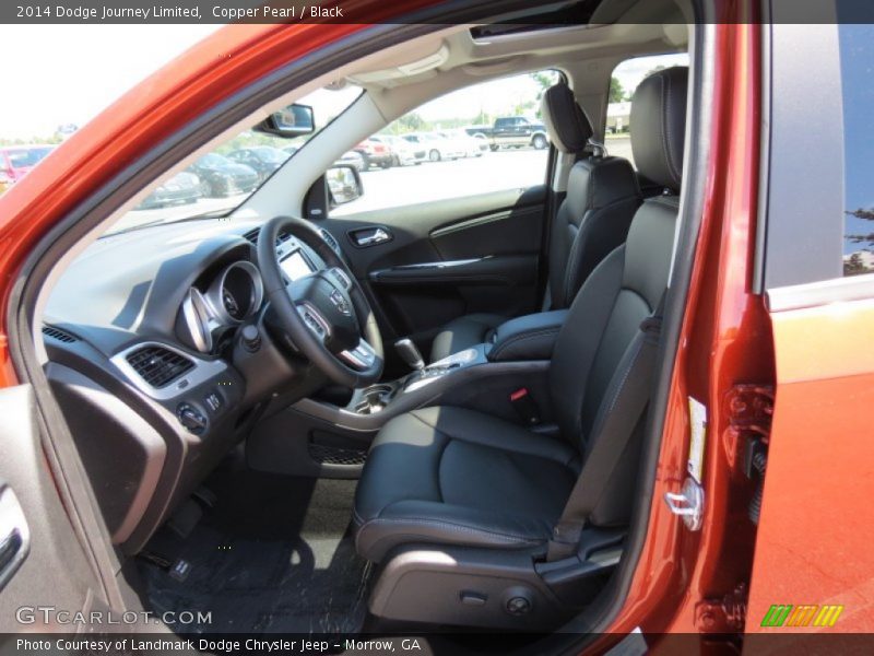Front Seat of 2014 Journey Limited