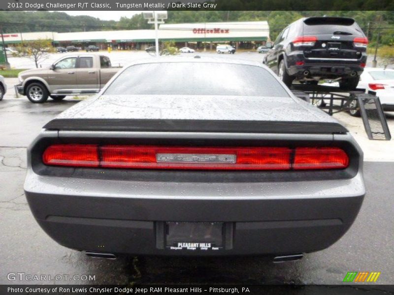 Tungsten Metallic / Dark Slate Gray 2012 Dodge Challenger R/T Classic