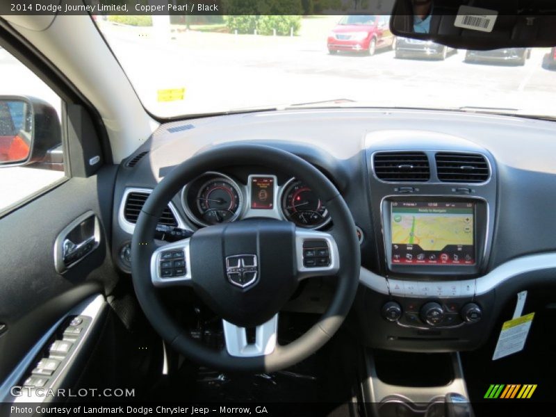 Copper Pearl / Black 2014 Dodge Journey Limited