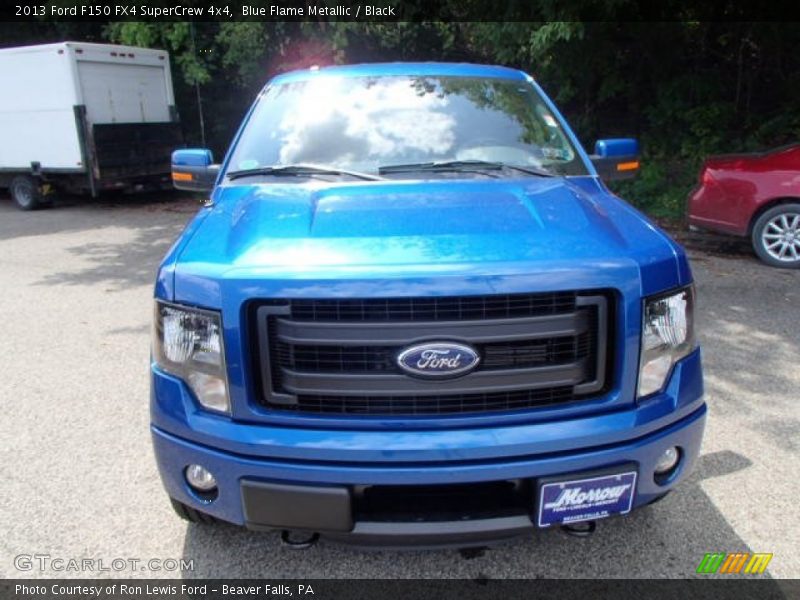 Blue Flame Metallic / Black 2013 Ford F150 FX4 SuperCrew 4x4