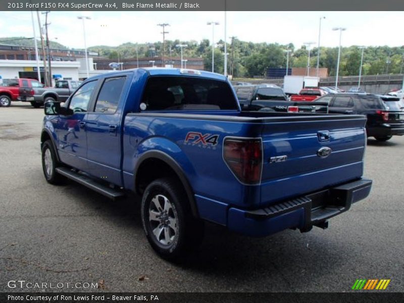 Blue Flame Metallic / Black 2013 Ford F150 FX4 SuperCrew 4x4