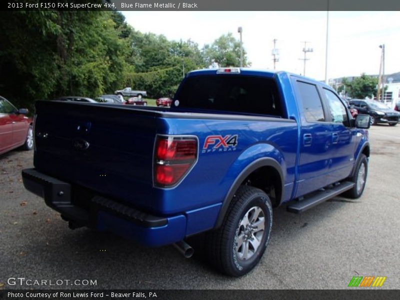 Blue Flame Metallic / Black 2013 Ford F150 FX4 SuperCrew 4x4