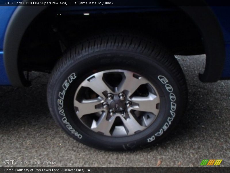 Blue Flame Metallic / Black 2013 Ford F150 FX4 SuperCrew 4x4