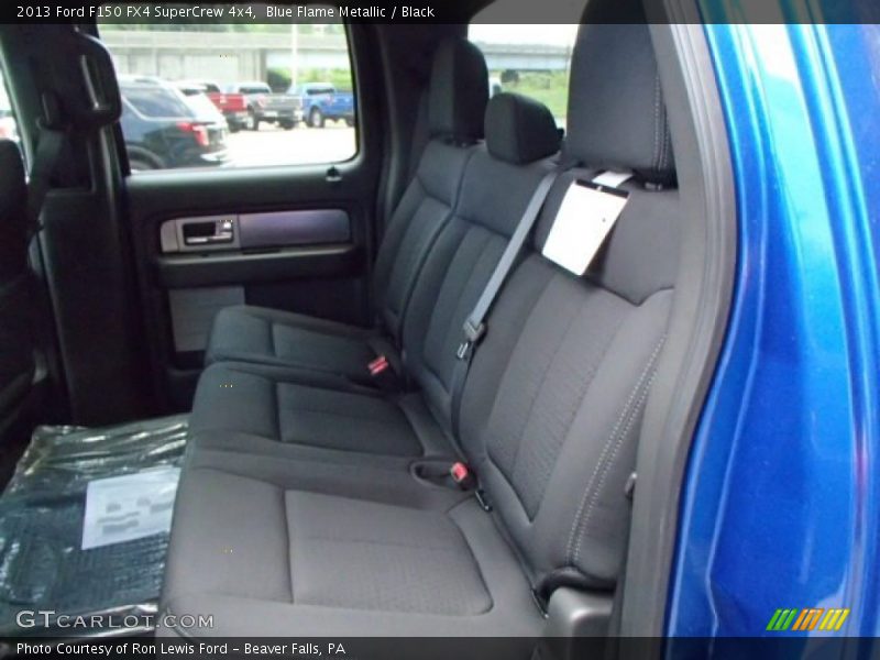 Blue Flame Metallic / Black 2013 Ford F150 FX4 SuperCrew 4x4