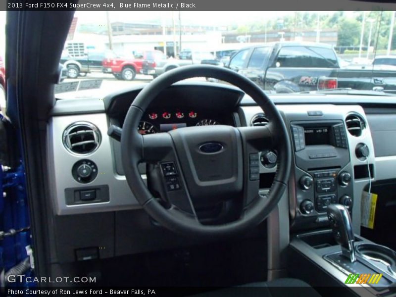 Blue Flame Metallic / Black 2013 Ford F150 FX4 SuperCrew 4x4