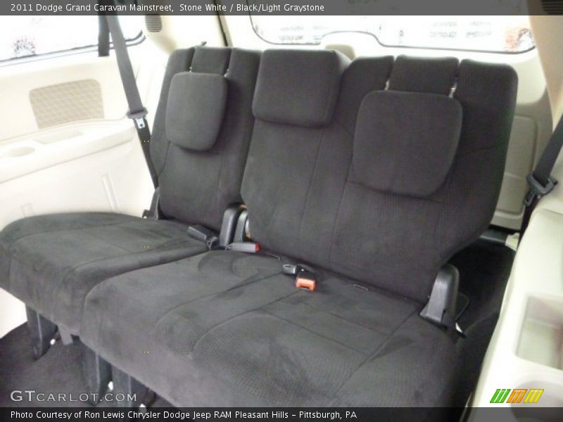 Stone White / Black/Light Graystone 2011 Dodge Grand Caravan Mainstreet
