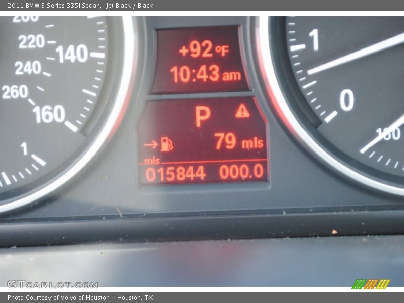 Jet Black / Black 2011 BMW 3 Series 335i Sedan