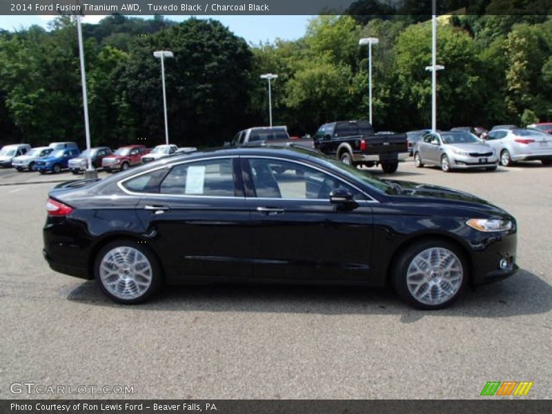 Tuxedo Black / Charcoal Black 2014 Ford Fusion Titanium AWD