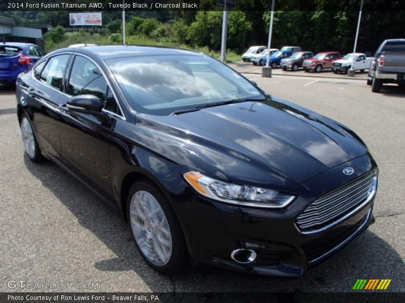 Tuxedo Black / Charcoal Black 2014 Ford Fusion Titanium AWD