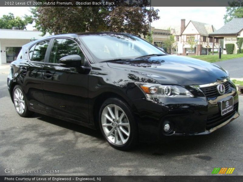 Obsidian Black / Black 2012 Lexus CT 200h Hybrid Premium