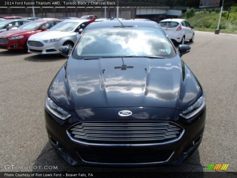 Tuxedo Black / Charcoal Black 2014 Ford Fusion Titanium AWD