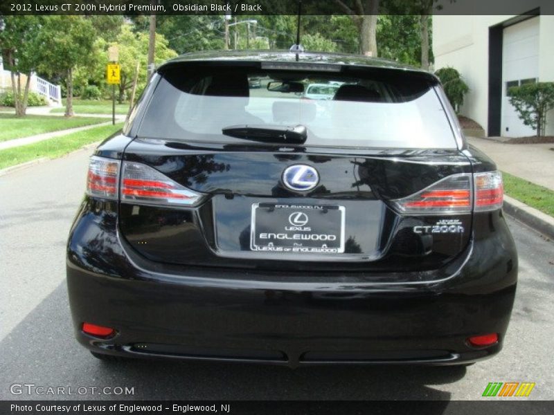 Obsidian Black / Black 2012 Lexus CT 200h Hybrid Premium