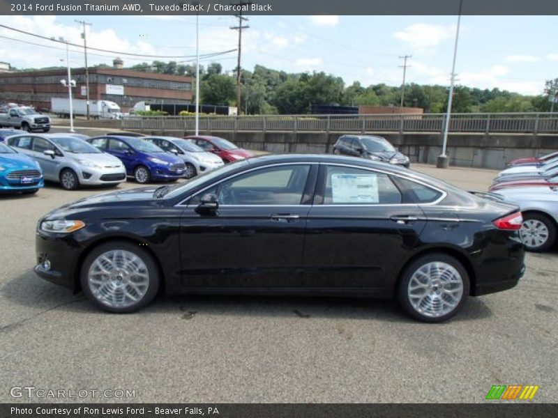 Tuxedo Black / Charcoal Black 2014 Ford Fusion Titanium AWD