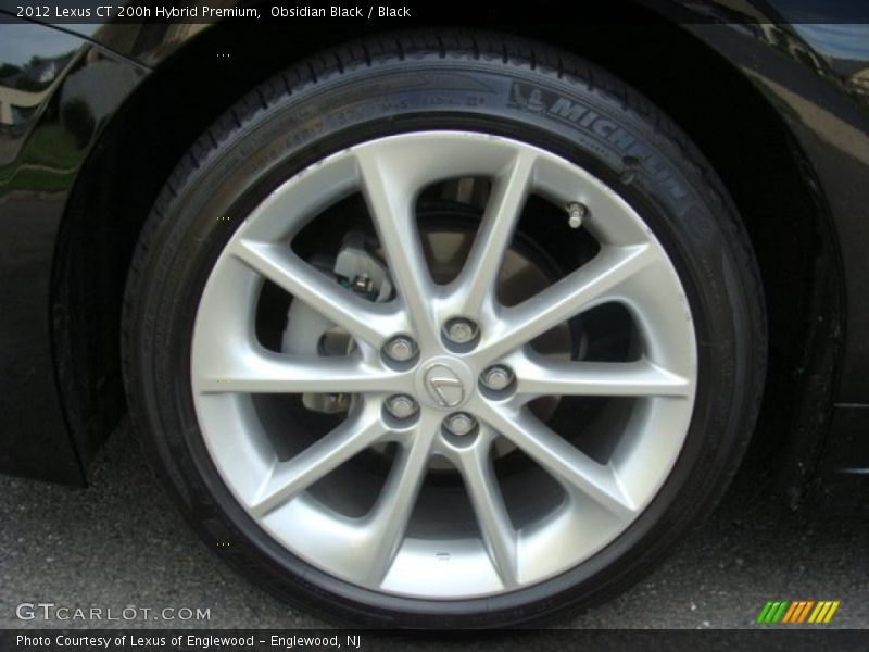 Obsidian Black / Black 2012 Lexus CT 200h Hybrid Premium