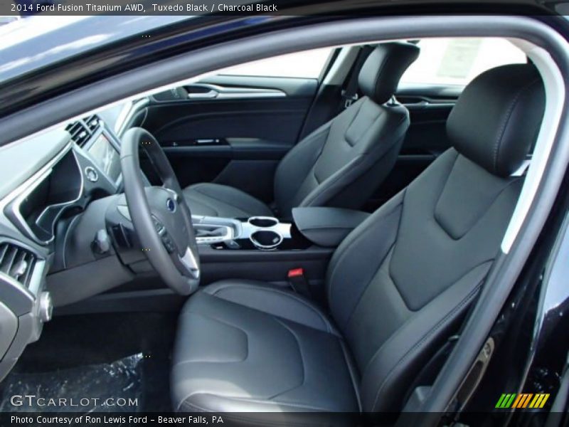 Front Seat of 2014 Fusion Titanium AWD