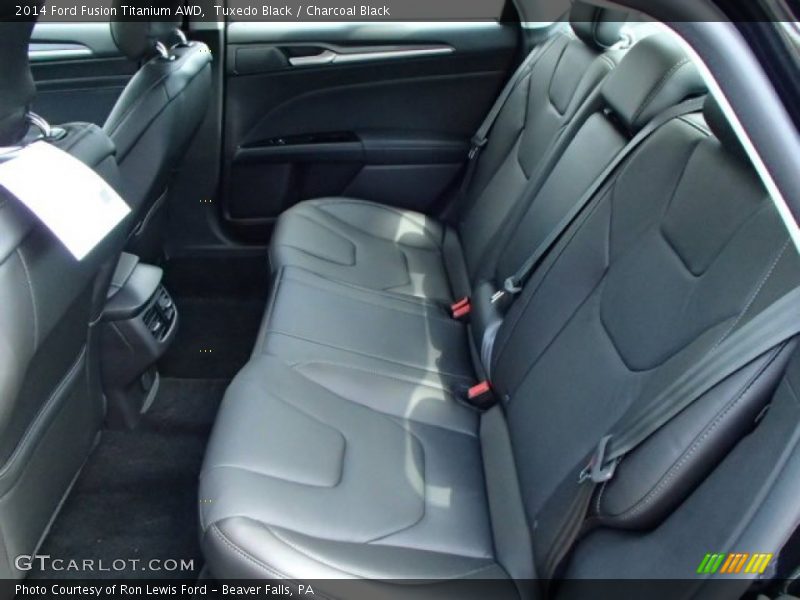 Rear Seat of 2014 Fusion Titanium AWD