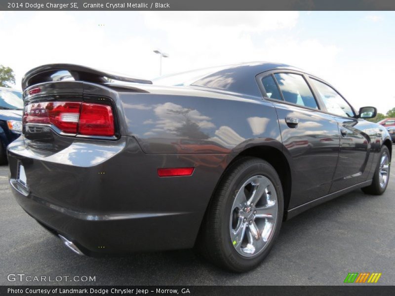 Granite Crystal Metallic / Black 2014 Dodge Charger SE