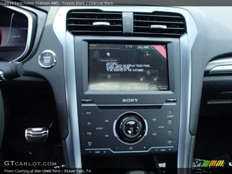 Tuxedo Black / Charcoal Black 2014 Ford Fusion Titanium AWD