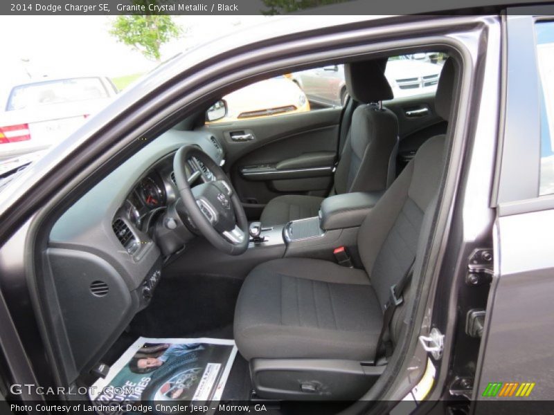 Granite Crystal Metallic / Black 2014 Dodge Charger SE