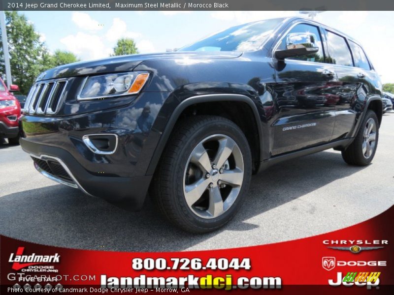 Maximum Steel Metallic / Morocco Black 2014 Jeep Grand Cherokee Limited