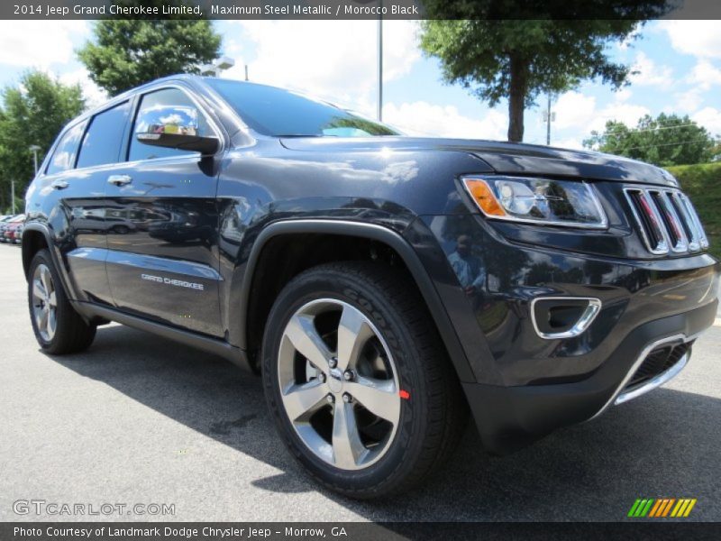 Maximum Steel Metallic / Morocco Black 2014 Jeep Grand Cherokee Limited