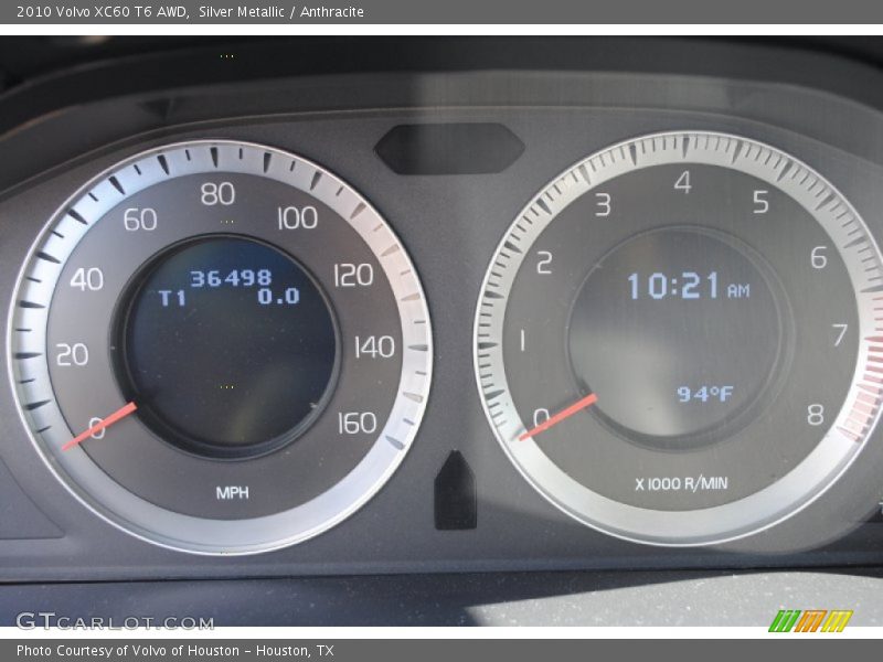 Silver Metallic / Anthracite 2010 Volvo XC60 T6 AWD