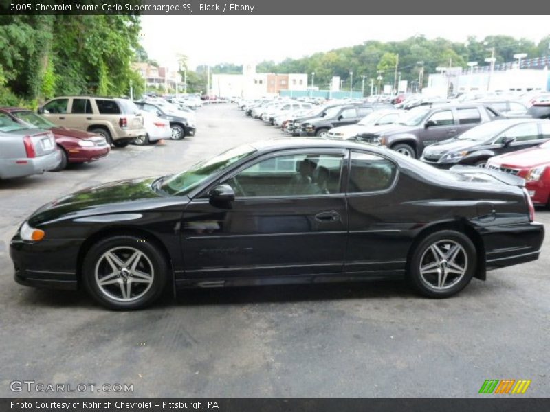 Black / Ebony 2005 Chevrolet Monte Carlo Supercharged SS