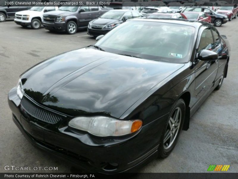 Black / Ebony 2005 Chevrolet Monte Carlo Supercharged SS