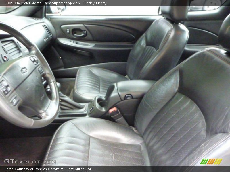 Black / Ebony 2005 Chevrolet Monte Carlo Supercharged SS