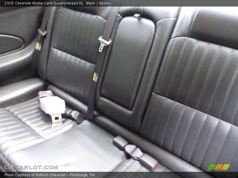 Black / Ebony 2005 Chevrolet Monte Carlo Supercharged SS