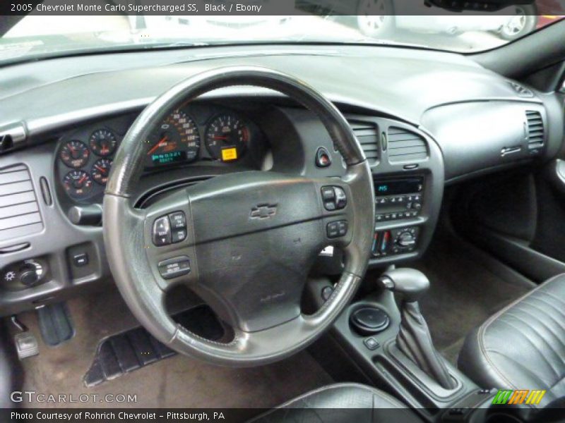 Black / Ebony 2005 Chevrolet Monte Carlo Supercharged SS