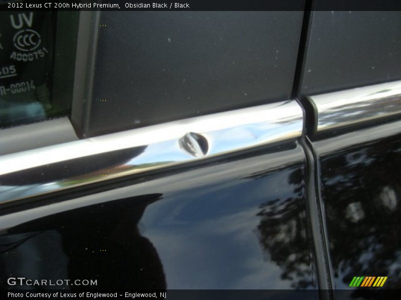 Obsidian Black / Black 2012 Lexus CT 200h Hybrid Premium
