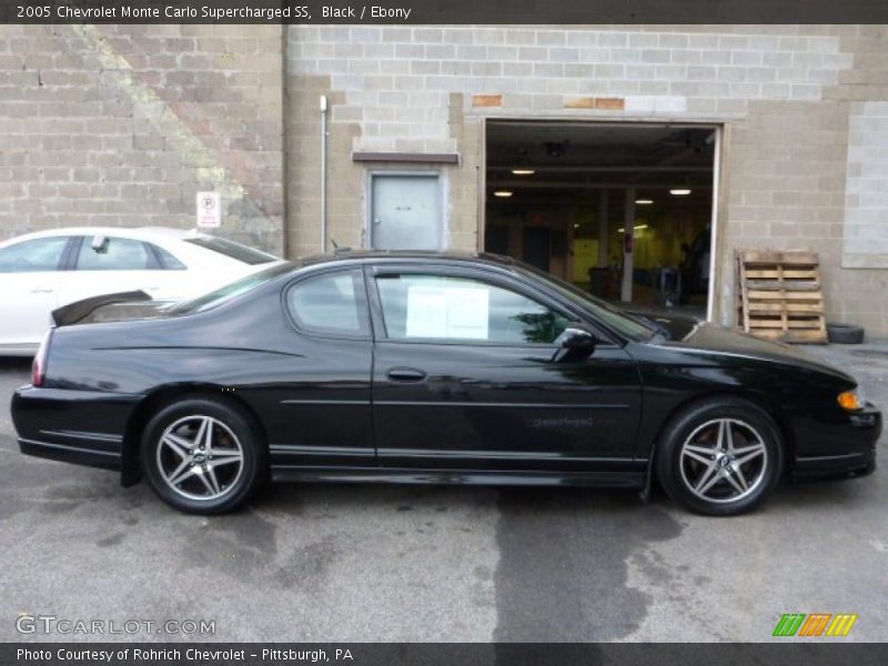 Black / Ebony 2005 Chevrolet Monte Carlo Supercharged SS